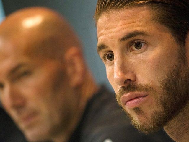 Sergio Ramos perfects his best angelic gaze ahead of the Champions League final